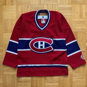 Vintage 90s Montreal Canadiens KOHO Hockey Jersey Youth Small